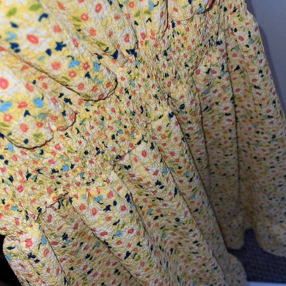 Yellow Floral Dress - Picture 4 of 4